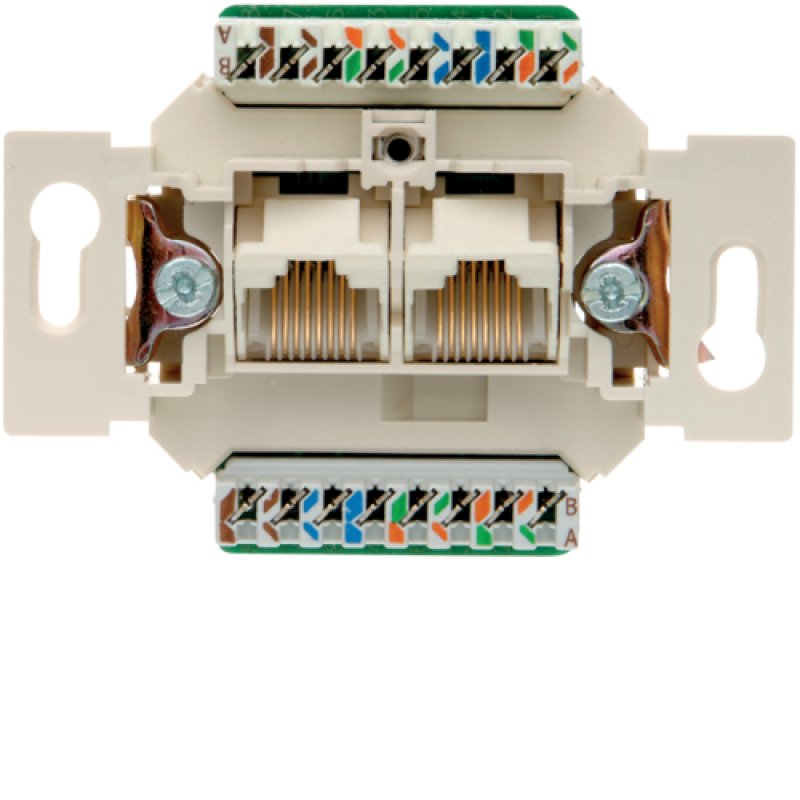 Berker, Berker B. Kwadrat, Mechanizm gniazda komputerowego one.platform, UAE, 2-kr, kat. 5e Kod: 534576