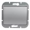 Abex NOVA Gniazdo wtyczkowe pojedyncze bryzgoodporne z klapką srebro Kod PT-16PN MODUŁ