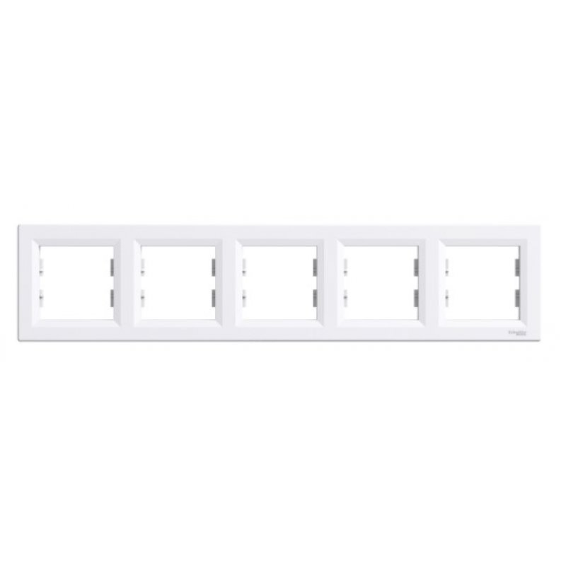Schneider Electric ASFORA Ramka 5-krotna, pozioma, biała KOD EPH5800521