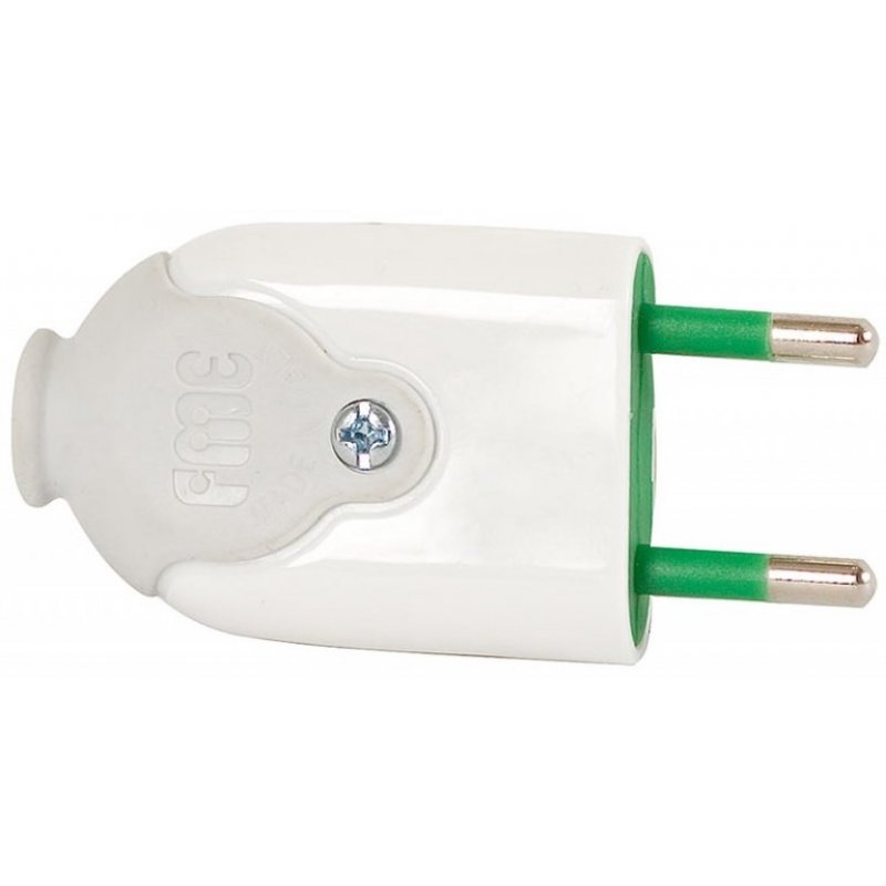 F-Elektro Wtyczka płaska, biała KOD 80000