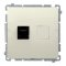 KONTAKT SIMON Basic Gniazdo komputerowe RJ45, beżowe KOD BMF51.02/12