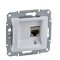Schneider Electric SEDNA Gniazdo komputerowe RJ45 kategorii 5e, białe KOD SDN4300121