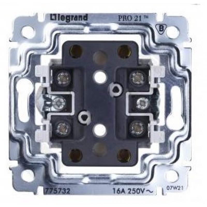 Legrand Sistena Life Mechanizm Gniazda podwójnego bez uziemienia 2x2P Kod 775732