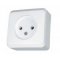 Schneider Electric PRIMA Gniazdo pojedyńcze bez uziemienia, białe Kod WDE001000