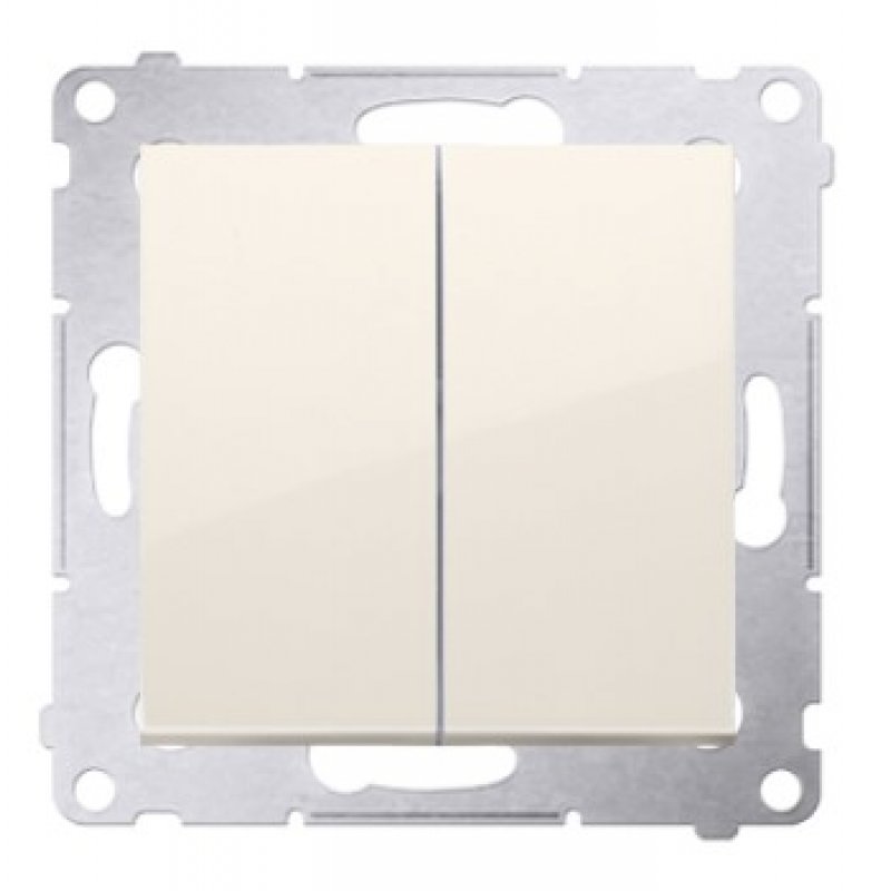 KONTAKT SIMON Simon 54 Łącznik świecznikowy,10AX, krem Kod DW5.01/41