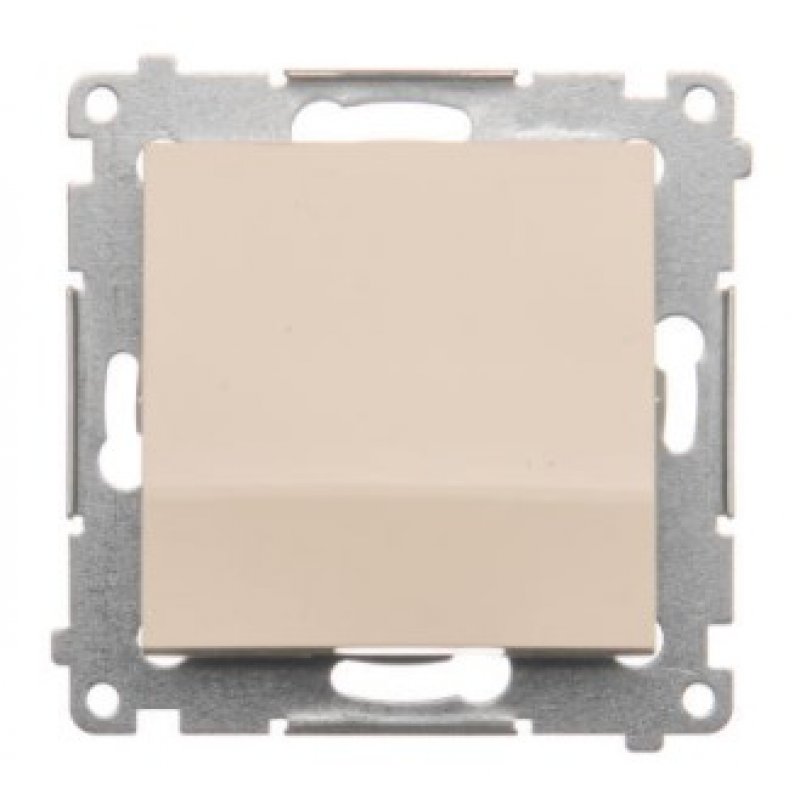 KONTAKT SIMON Simon 54 Łącznik jednobiegunowy,16AX, krem Kod DW1A.01/41