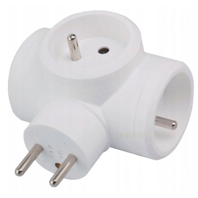 LEGRAND HELMO Rozgałęźnik 3x2P+Z KOD 50632