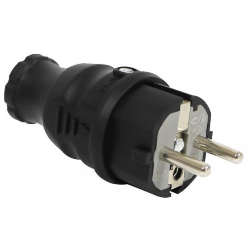 Onnline NOVA Wtyczka gumowa, czarna KOD F6.0354