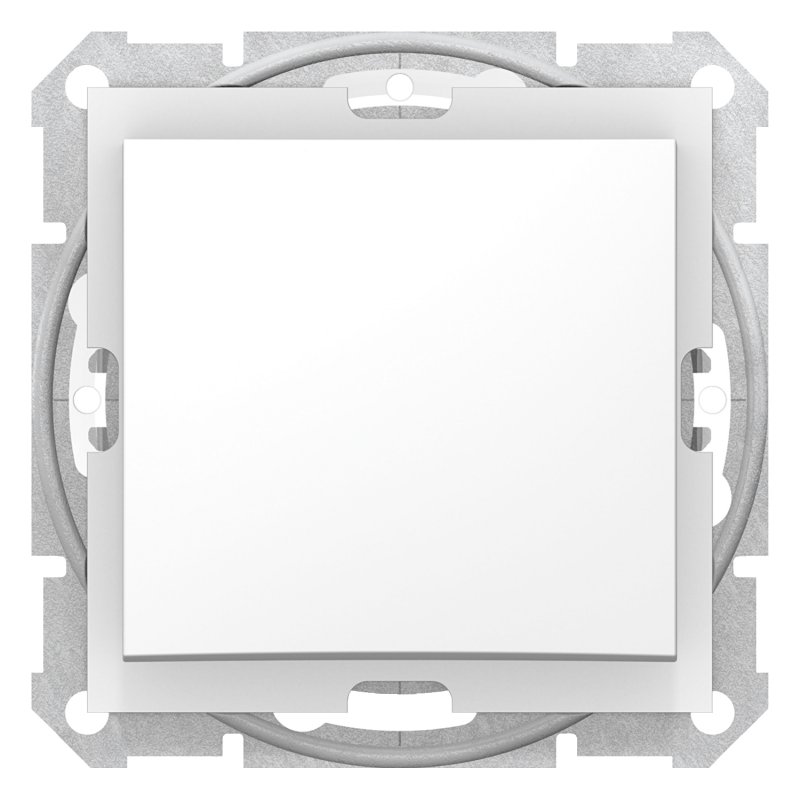 Schneider Electric Sedna, Łącznik 1-biegunowy IP44 biały, Kod SDN0100321