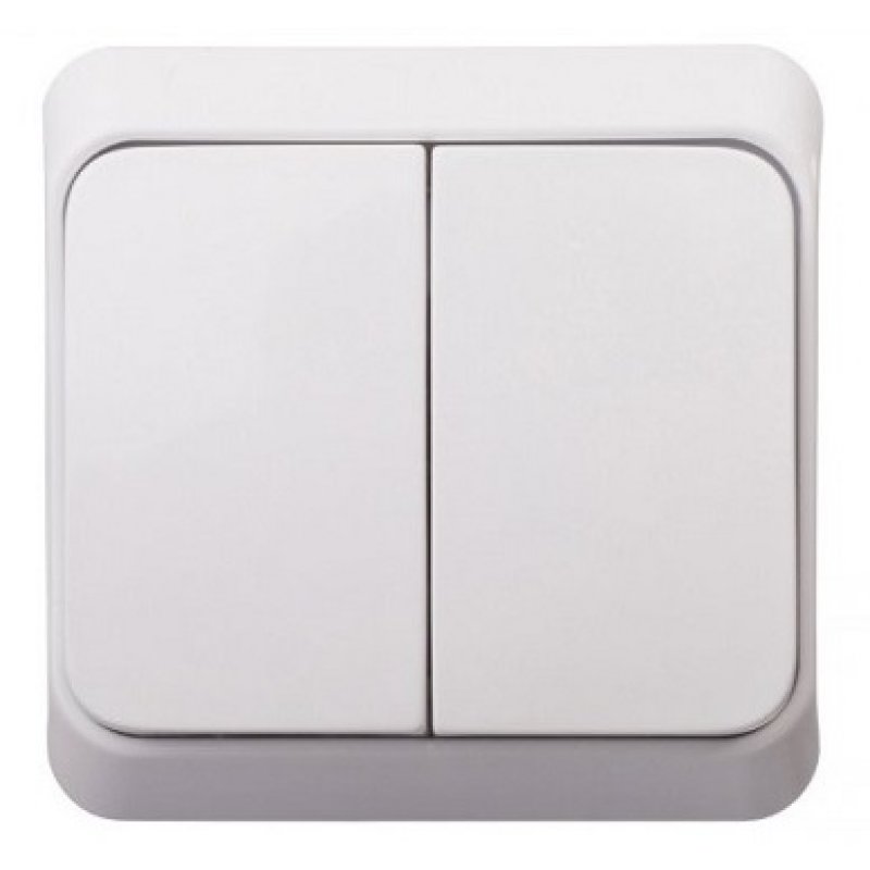 SCHNEIDER ELECTRIC PRIMA Łącznik świecznikowy, natynkowy, biały KOD WDE001050