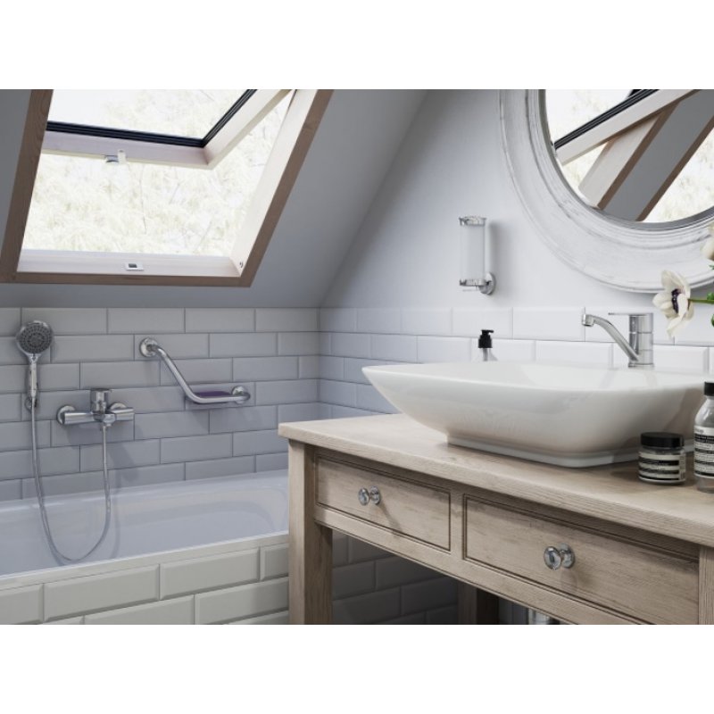 FERRO ALGEO Bateria wannowa bez natrysku ścienna chrom Kod BAG1 