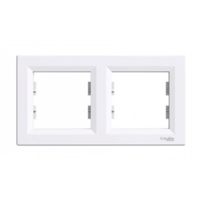 Schneider Electric ASFORA Ramka 2-krotna, pozioma, biała KOD EPH5800221