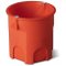 ELEKTRO-PLAST LUX PK-60 Puszka podtynkowa, głęboka, z wkrętami KOD 0206-51 POMARAŃCZ.