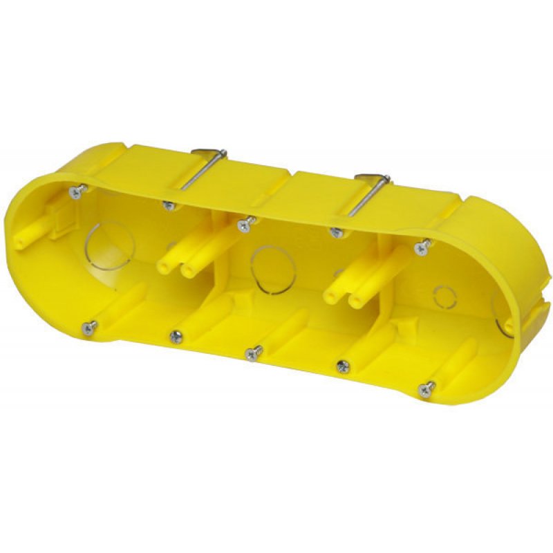 ONNLINE Puszka p/t PK-3x60, karton-gips, z wkrętami, samogasnąca KOD 0234-11N