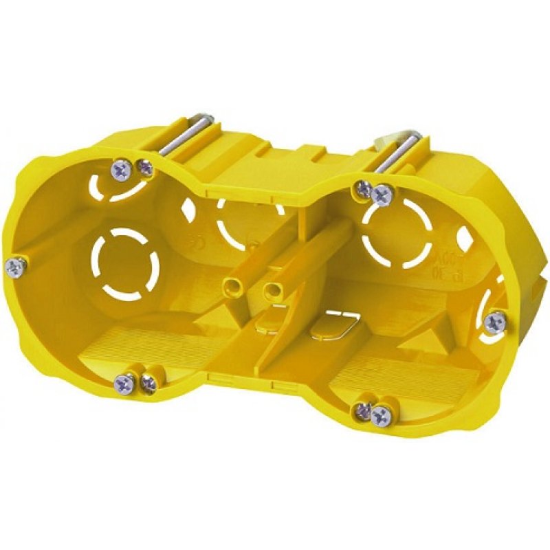 ONNLINE Puszka p/t PK-2x60, karton-gips, z wkrętami, głęboka, samogasnąca KOD 0286-11N