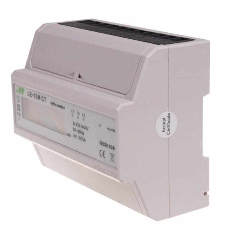 F&F Licznik zużycia energii LE-03M CT KOD LE-03M-CT 