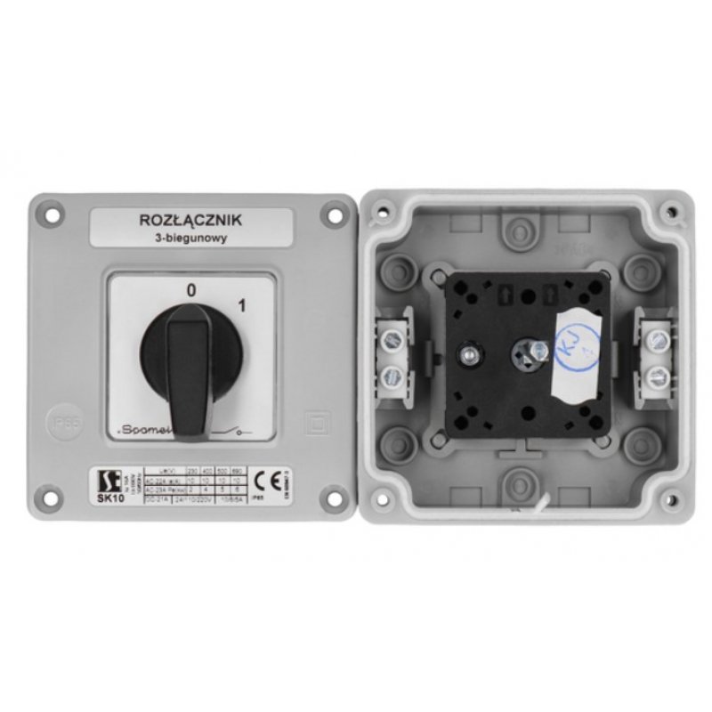 Spamel SK16 OB11 Łącznik krzywkowy w obudowie KOD SK16-3.8368-OB11 