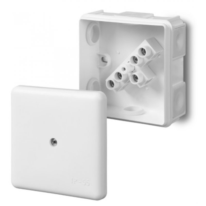 Elektro Plast 6-wyl 5x2,5mm, z wkładem, IP55, biała KOD 0226-01