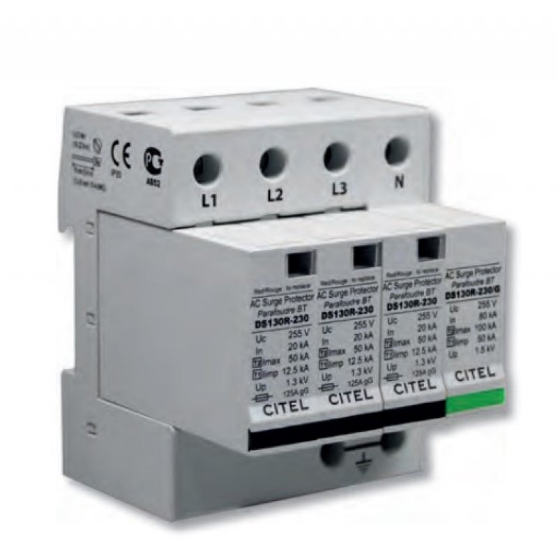 CITEL Ogranicznik przepięć typ 1+2 (BC) 50KA 4P DS134R-230 KOD C571504