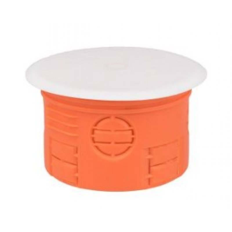 SIMET Z70K Puszka rozgałęźna podtynkowa 70mm, płytka, pomarańczowa KOD 33036008