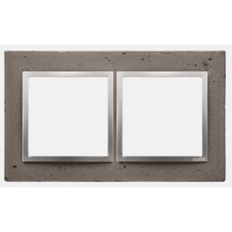 KONTAKT SIMON Simon 54 NATURE  Ramka 2-krotna betonowa, Mokra robota KOD DRN2/96