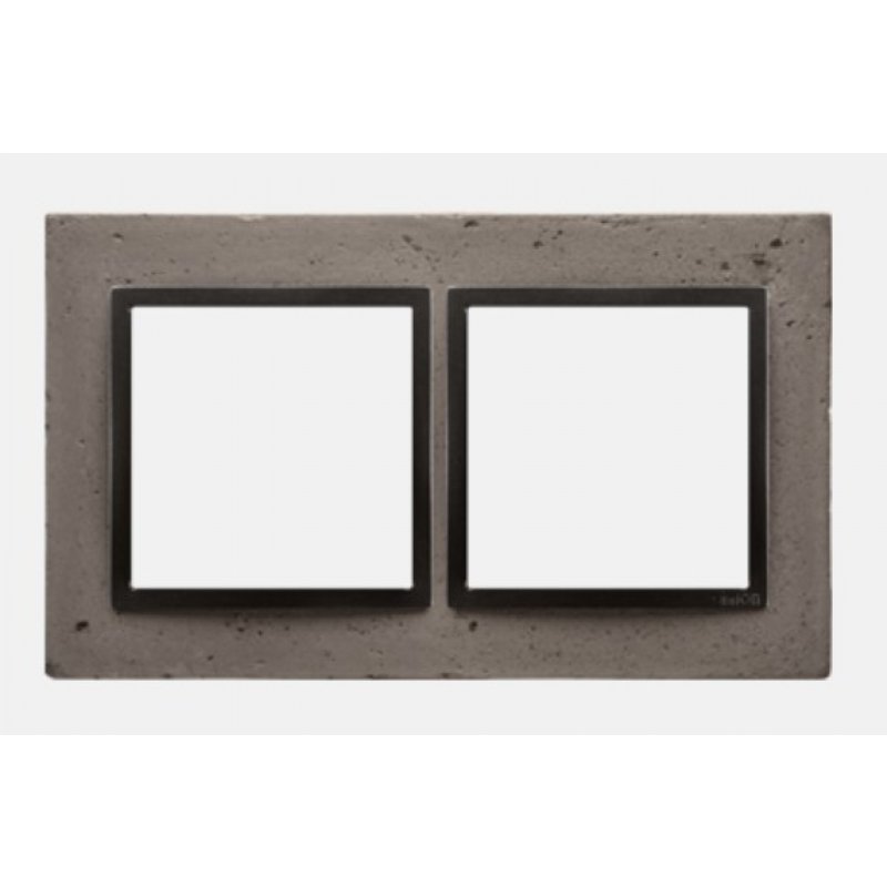KONTAKT SIMON Simon 54 NATURE  Ramka 2-krotna betonowa, Szorstka przyjaźń KOD DRN2/97