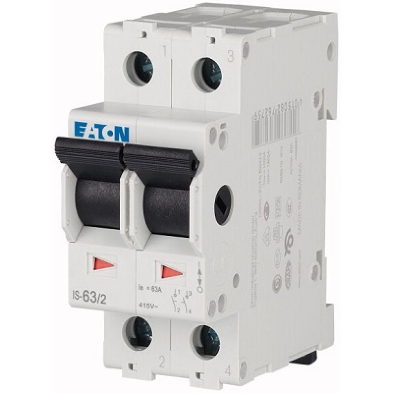 EATON Rozłącznik główny izolacyjny IS-63/2, 2-biegunowy KOD 276275