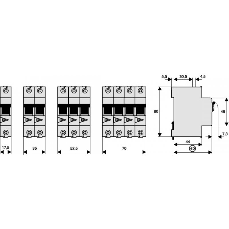 EATON Rozłącznik główny izolacyjny IS-63/3, 3-biegunowy KOD 276276 