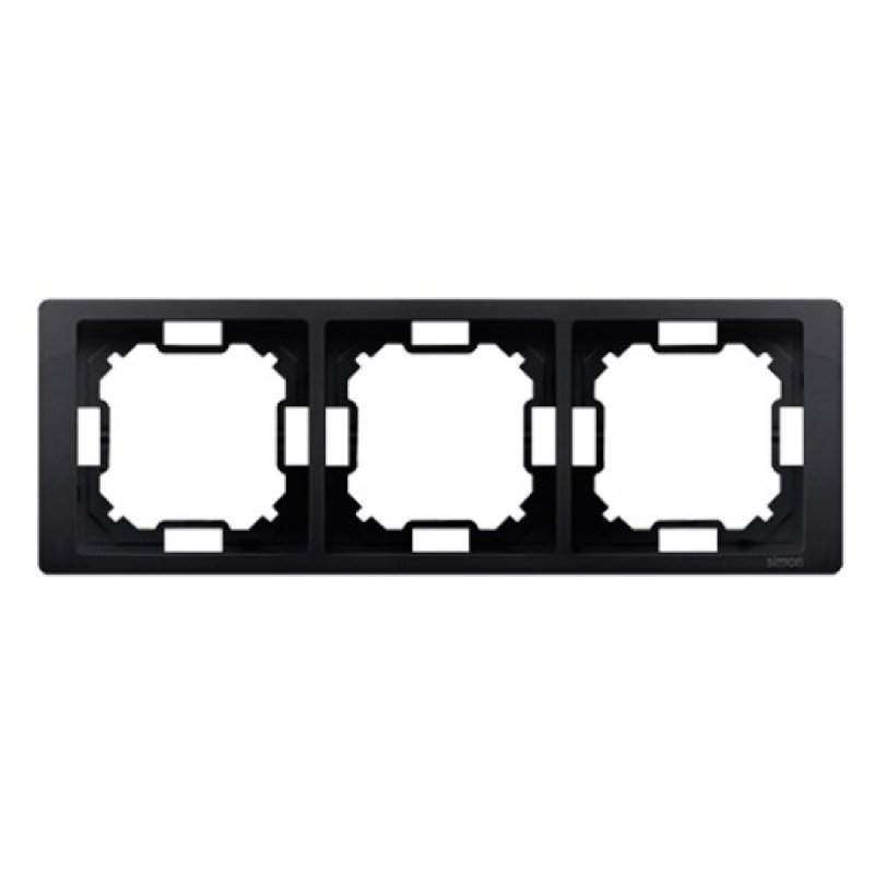 KONTAKT SIMON Basic Neos Ramka 3-krotna, uniwersalna, grafit KOD BMRC3/28