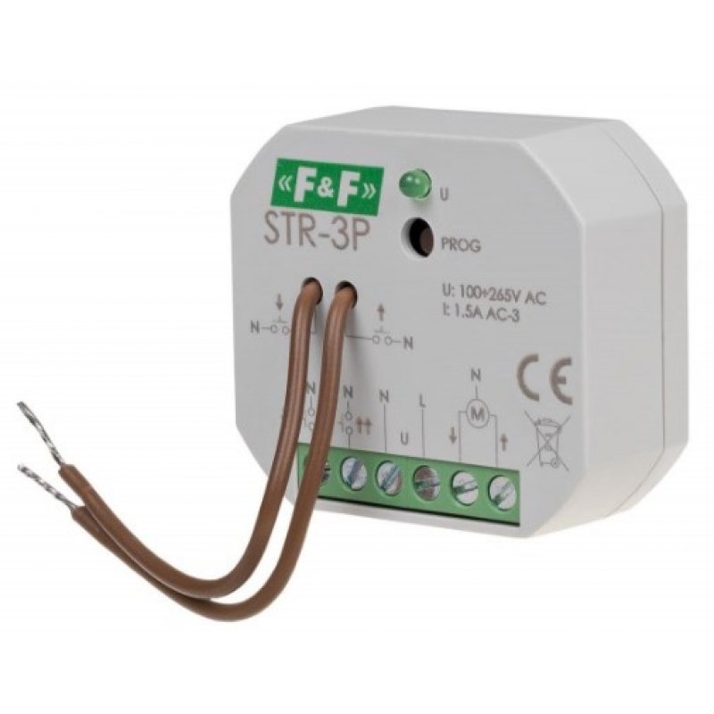F&F STR-3P Sterownik rolet dopuszkowy Kod STR-3P 