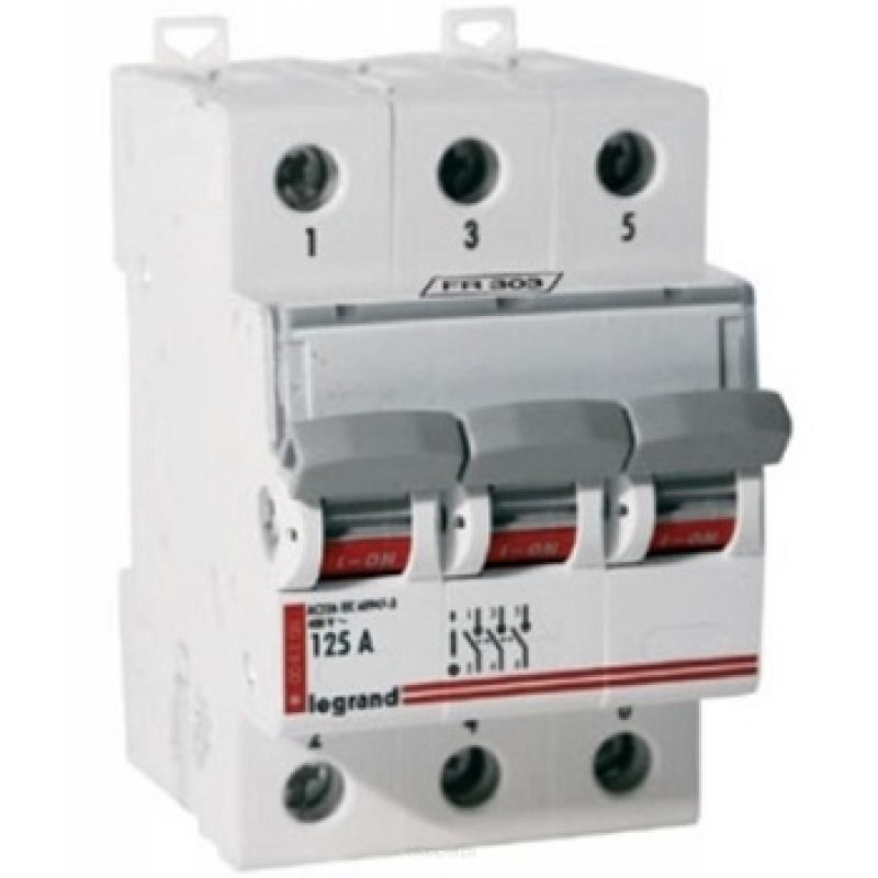 LEGRAND Modułowy rozłącznik izolacyjny FR 303, 125A, 3-biegunowy KOD 406470