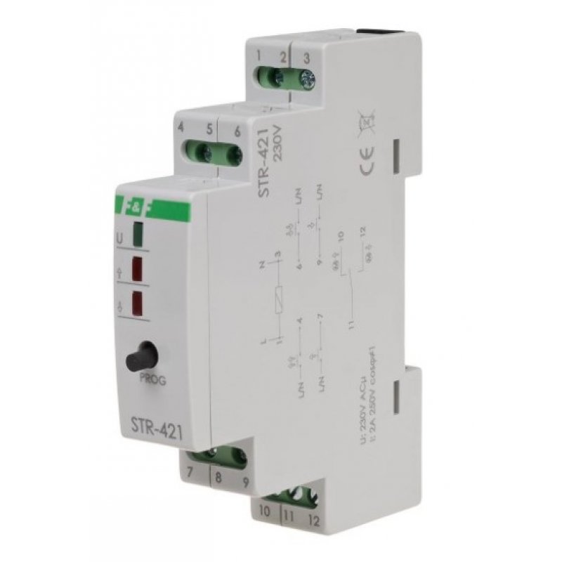 F&F STR-421-24V Sterownik rolet, dwuprzyciskowy Kod STR-421-24V 
