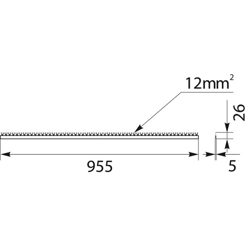 ELEKTRO-PLAST Szyna prądowa S54 1F -12 KOD 45.112 