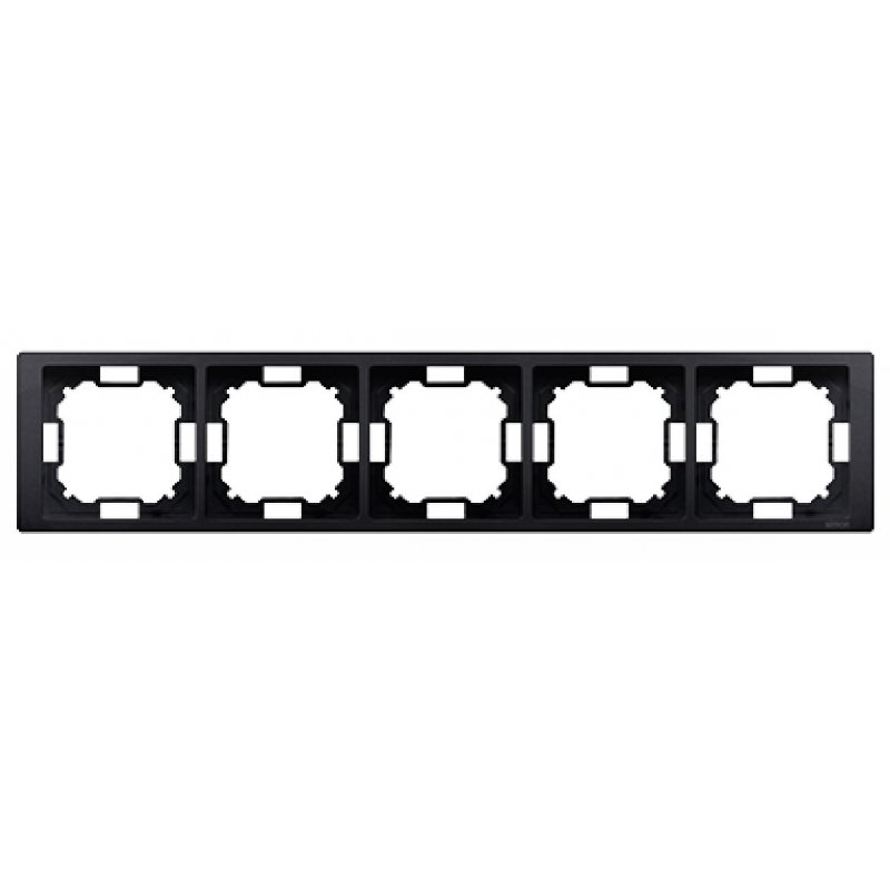 KONTAKT SIMON Basic Neos Ramka 5-krotna, uniwersalna, grafit mat KOD BMRC5/28