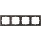 BERKER B.KWADRAT Ramka 4-krotna, antracytowa KOD 5310148996