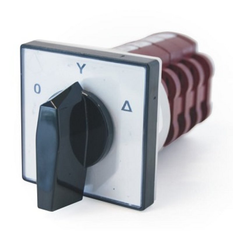 APATOR Łącznik krzywkowy 4G40-12-U, gwiazda-trójkąt, Un: 690 V~, In: 40 A KOD 63-840310-041