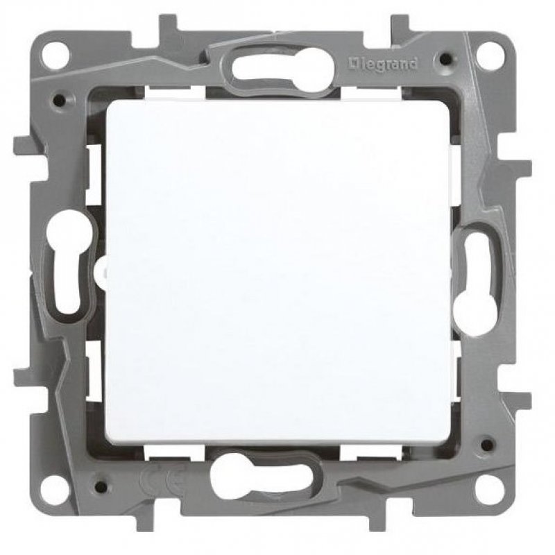 LEGRAND, Niloe, Przycisk 1-biegunowy (dzwonkowy), zwierny BIAŁY Kod: 764507