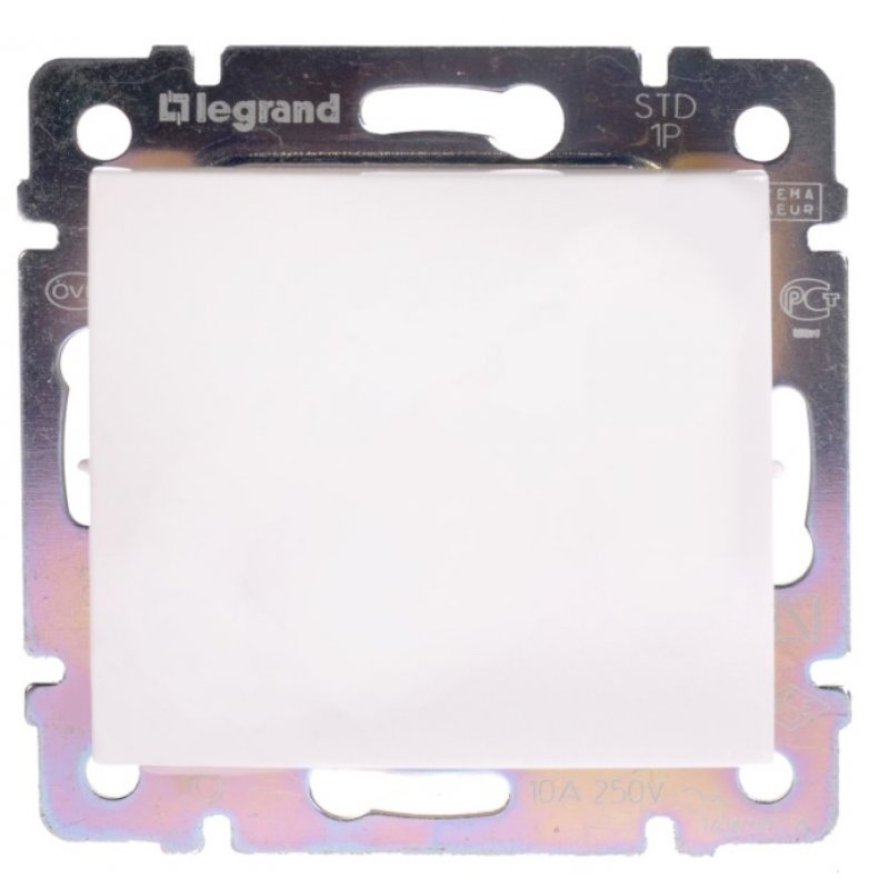 LEGRAND Valena, Przycisk jednobiegunowy, dzwonkowy, BIAŁY Kod: 774411