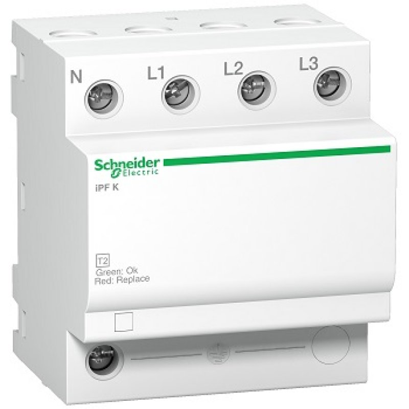 SCHNEIDER ELECTRIC ACTI 9 Ogranicznik przepięć iPFK20-T2-3N, Typ 2, 3+1-biegunowy, 20kA KOD A9L15693