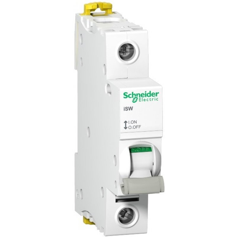 SCHNEIDER ELECTRIC Acti9, Rozłącznik izolacyjny Acti9 iSW-40-1 40A 1-biegunowy, KOD: A9S65140