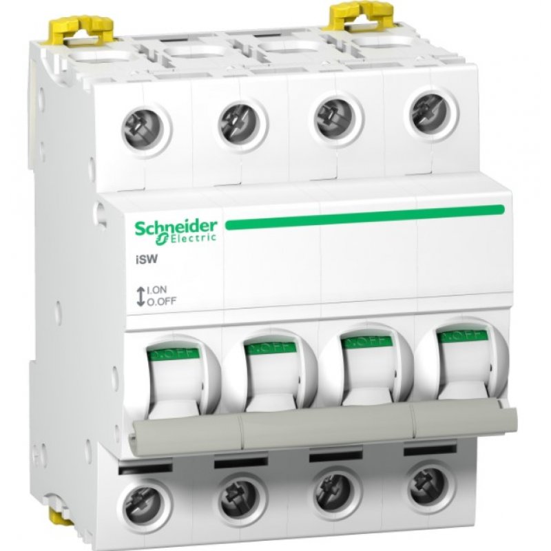 SCHNEIDER ELECTRIC Acti9, Rozłącznik izolacyjny iSW-40-4 40A 4-biegunowy, KOD: A9S65440