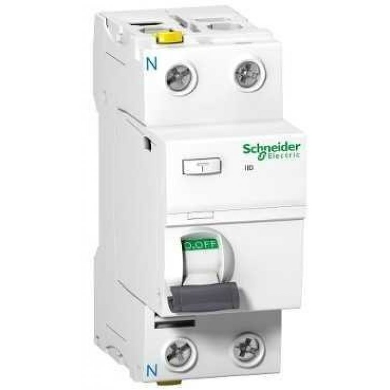 SCHNEIDER ELECTRIC ACTI 9 Wyłącznik różnicowoprądowy typu AC, iID-25-2-10-AC, 25A, 2-biegunowy, 10mA KOD A9Z10225