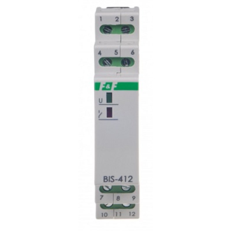 F&F Przekaźnik bistabilny BIS-412-LED, 230 V KOD BIS-412-LED