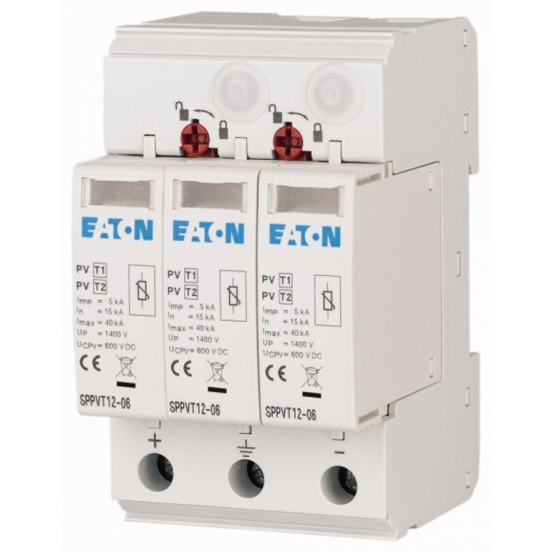 EATON SPPVT12-06-2+PE Ogranicznik przepięć typ 1+2 600VDC KOD 177258