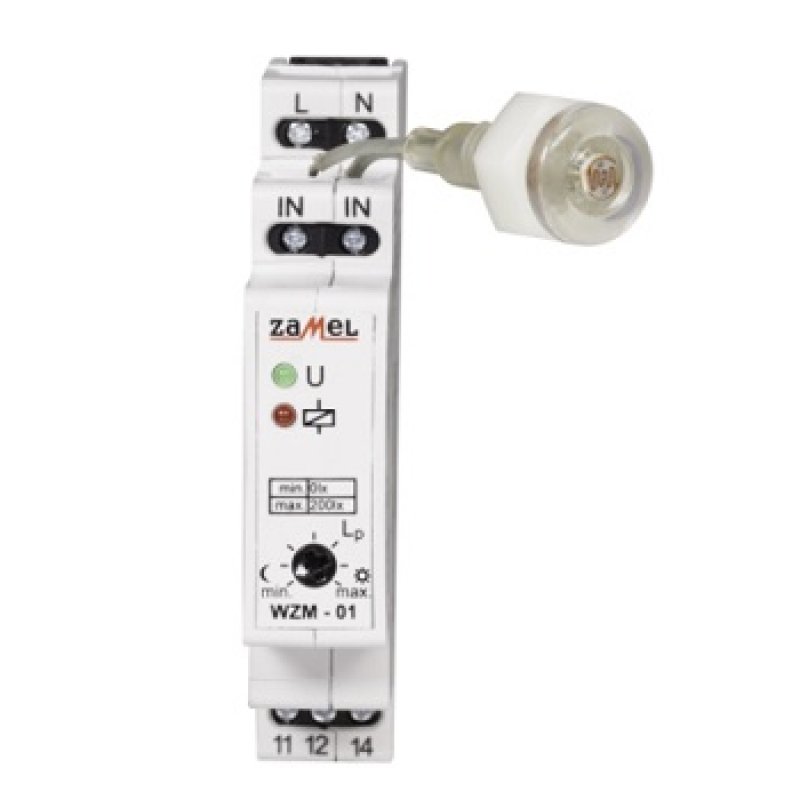 ZAMEL EXTA Wyłącznik zmierzchowy z sondą SOH-01, 230V AC, TYP: WZM-01/S1 KOD EXT10000142
