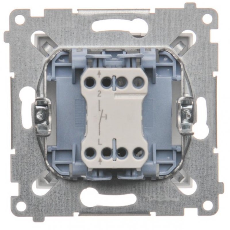 KONTAKT SIMON Simon 54 Przycisk "światło" (moduł), 10AX, szybkozłącza, biały KOD DS1.01/11 