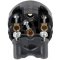 Legrand HELMO Wtyczka gumowa 2P+Z, IP44, zaciski śrubowe, czarna KOD 50114 