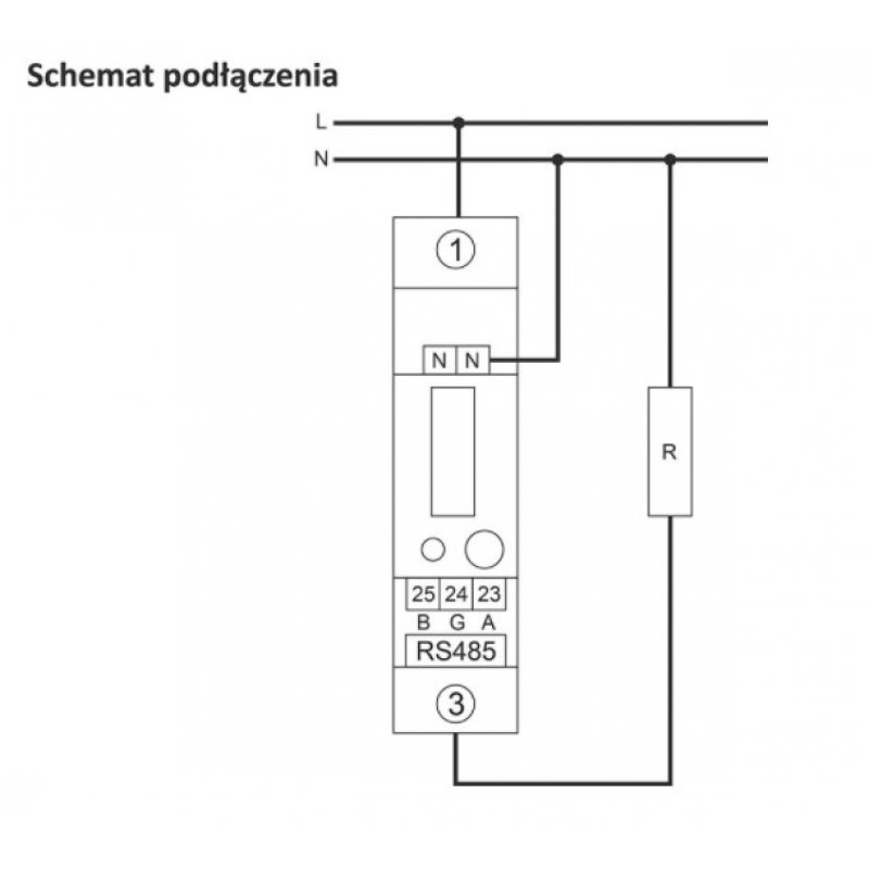 F&F Licznik zużycia energii LE-01MR KOD LE-01MR 