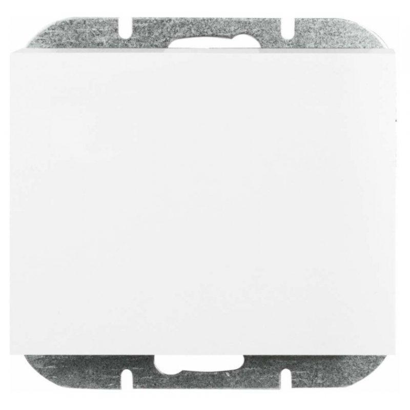 ONNLINE OMEGA Łącznik klawiszowy zwierny światło, dzwonek, p/t, podświetlany,10A, biały KOD WP-6/7OS MODUŁ BIAŁY