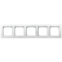 Ospel AS Ramka pięciokrotna, biały KOD R-5G/00